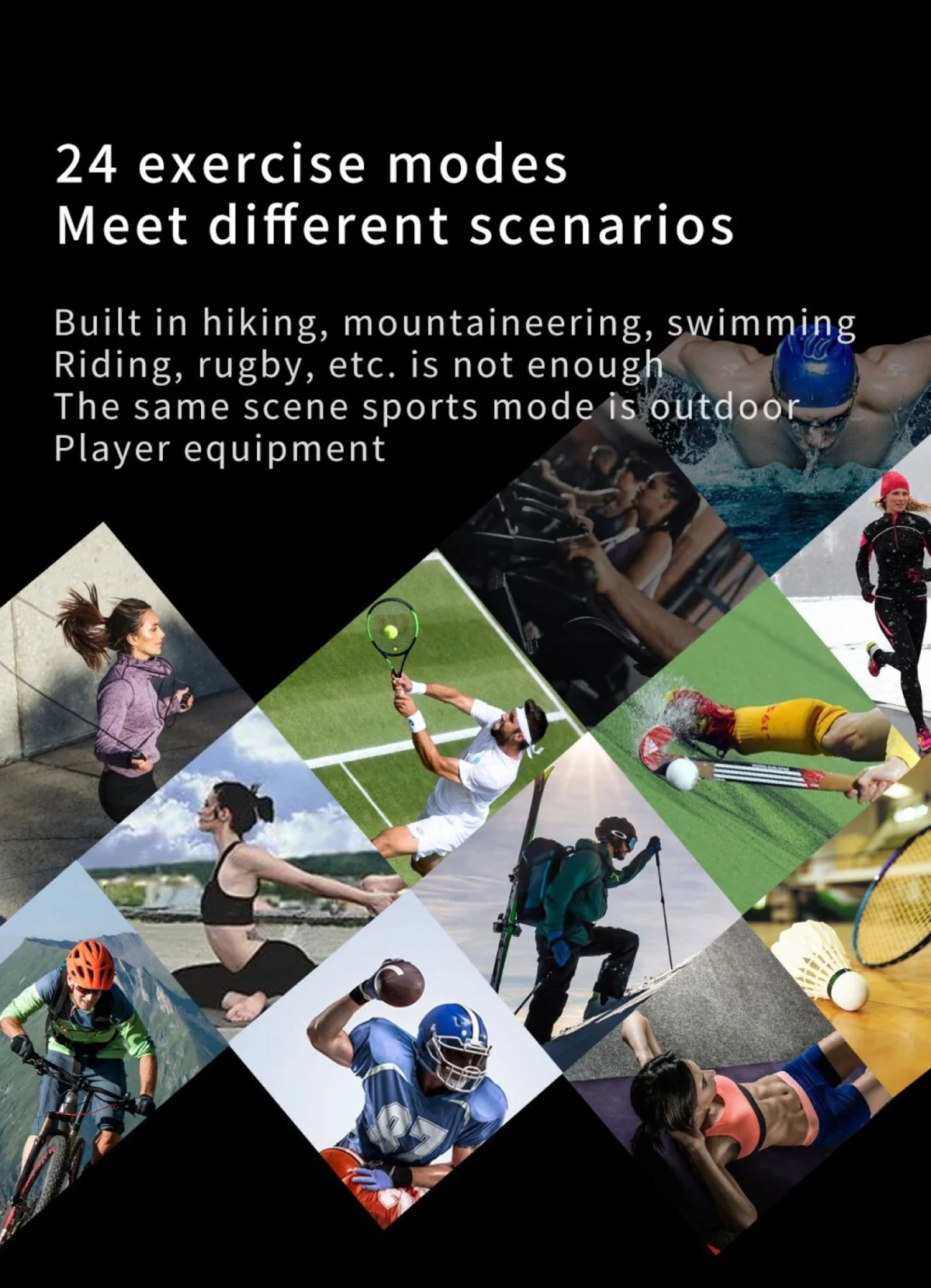 Αδιάβροχο Smartwatch Ρολόι με Μετρητή Παλμών, Απόστασης, Βημάτων, Θερμίδων, Ύπνου, Sport Δραστηριότητες & Ειδοποιήσεις Κινητού