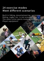 Αδιάβροχο Smartwatch Ρολόι με Μετρητή Παλμών, Απόστασης, Βημάτων, Θερμίδων, Ύπνου, Sport Δραστηριότητες & Ειδοποιήσεις Κινητού