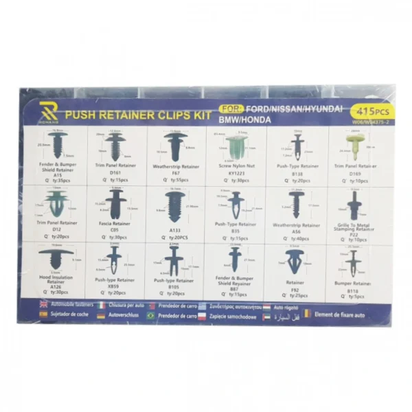 Κουμπώματα - Κλίπς Ταπετσαρίας 100Τμχ για General Motors (6 σχέδια)