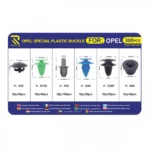 Κουμπώματα - Κλίπς Ταπετσαρίας 300τμχ για OPEL (6 σχέδια)