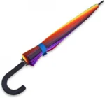 Μεγάλη Αυτόματη Ομπρέλα Βροχής 120cm Ουράνιο Τόξο 16 Ακτίνων