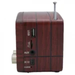 Retro Φορητό Επαναφορτιζόμενο Ραδιόφωνο Bluetooth USB SD Mp3 Player Recorder CMiK MK-616BT