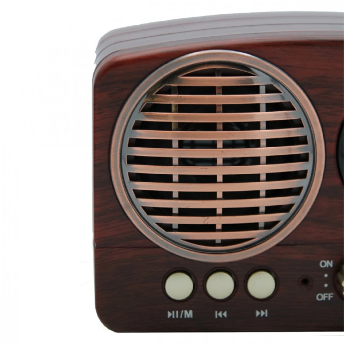 Retro Φορητό Επαναφορτιζόμενο Ραδιόφωνο Bluetooth USB SD Mp3 Player Recorder CMiK MK-616BT