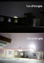 Ηλιακός Προβολέας 600w με 324 LED με Φωτοβολταϊκό Πάνελ, Λαβή Μεταφοράς & Φωτοκύτταρο