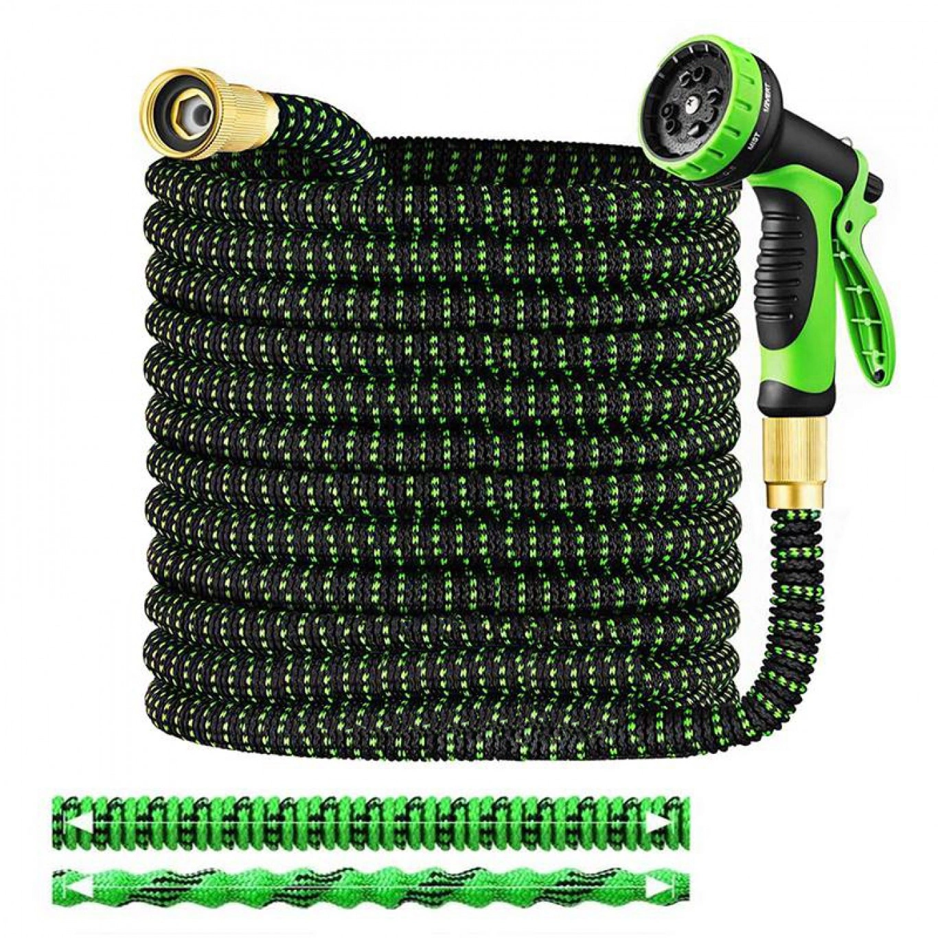 Επεκτεινόμενο Λάστιχο Κήπου & Βεράντας15m με 7 σε 1 Πιστόλι & Μεταλλικά Ρακόρ Επεκτεινόμενο Λάστιχο Κήπου & Βεράντας15m με 7 σε 1 Πιστόλι & Μεταλλικά Ρακόρ