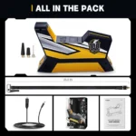 Carsun C1809 Φορητή Τρόμπα Αέρος 12V, 35 L/min 150PSI Με Ψηφιακό Μετρητή Πίεσης και LED Φακό