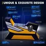 Carsun C1809 Φορητή Τρόμπα Αέρος 12V, 35 L/min 150PSI Με Ψηφιακό Μετρητή Πίεσης και LED Φακό