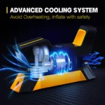 Carsun C1809 Φορητή Τρόμπα Αέρος 12V, 35 L/min 150PSI Με Ψηφιακό Μετρητή Πίεσης και LED Φακό