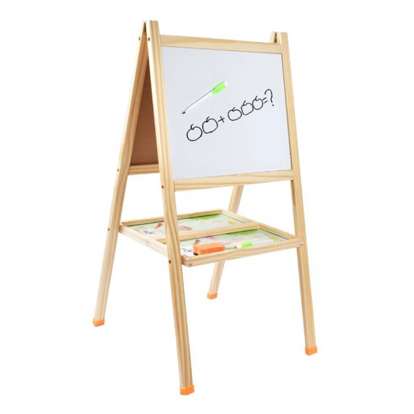 Μαγνητικός Πίνακας Ζωγραφικής Mu You Toy Διπλής Οψης 80χ40εκ με Αποθηκευτικό Χώρο Μαγνητικός Πίνακας Ζωγραφικής Mu You Toy Διπλής Οψης 80χ40εκ με Αποθηκευτικό Χώρο