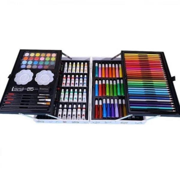 Σετ Ζωγραφικής 145 Τεμαχίων με Βαλιτσάκι Μεταφοράς 34.5x23.5x9εκ