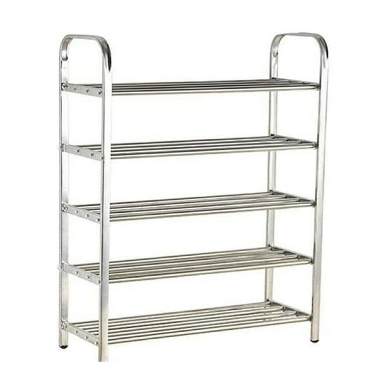 Μεταλλική Παπουτσοθήκη - Stand με 5 Ράφια 81x61.5x23cm για Αποθήκευση 15 Ζευγαριών Παπουτσιών Μεταλλική Παπουτσοθήκη - Stand με 5 Ράφια 81x61.5x23cm για Αποθήκευση 15 Ζευγαριών Παπουτσιών