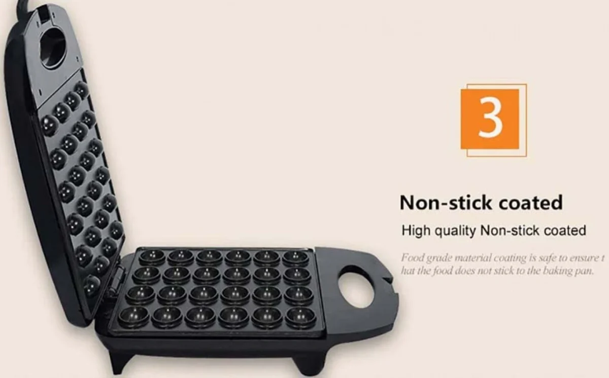 Συσκευή - Παρασκευαστής για Ταρτάκια - Ψηστιέρα με Αντικολλητικές Πλάκες 24 τμχ - SOKANY HY-711 Nut Maker