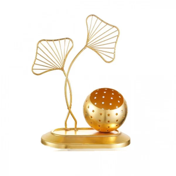 Κηροπήγιο σε Σχήμα Λουλούδι 11x25εκ