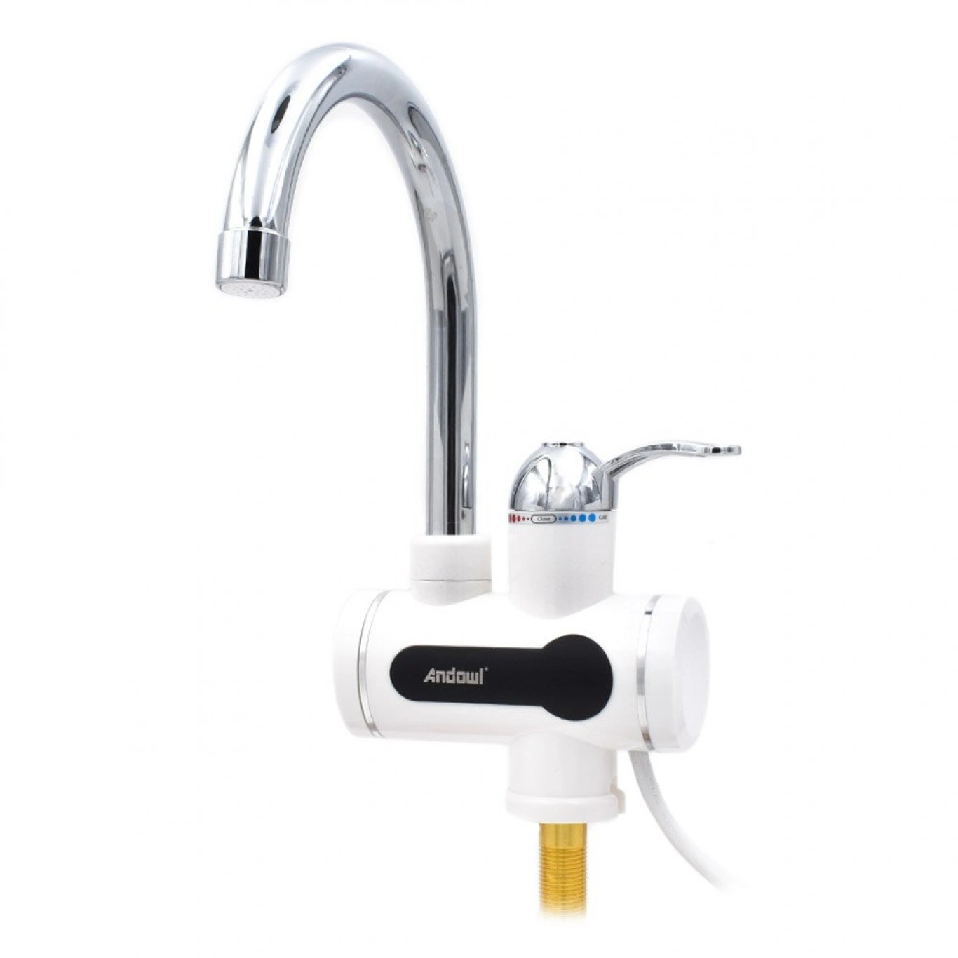 Ηλεκτρικός Ταχυθερμαντήρας Βρύσης Νερού 360° 3000W Andowl Q-L432 Ηλεκτρικός Ταχυθερμαντήρας Βρύσης Νερού 360° 3000W Andowl Q-L432