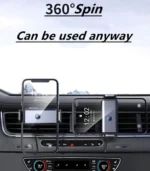 Μεταλλική Ηλεκτρική Βάση Στήριξης Κινητού με Αισθητήρα, Αεραγωγού - Ταμπλώ Αυτοκινήτου JK-660