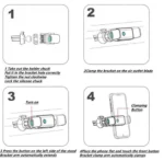 Μεταλλική Ηλεκτρική Βάση Στήριξης Κινητού με Αισθητήρα, Αεραγωγού - Ταμπλώ Αυτοκινήτου JK-660