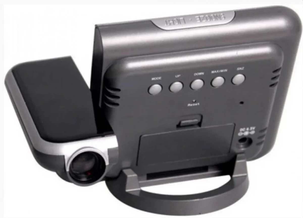 Ρολόι Προτζέκτορας - Μετεωρολογικός Σταθμός με Έγχρωμη Οθόνη WeltBild DS-8190