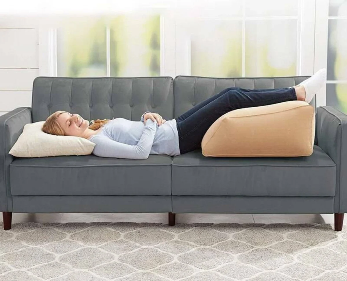 Ανατομικό Φουσκωτό Μαξιλάρι Ανύψωσης Ποδιών - Leg Ramp Relieves Pain-OEM