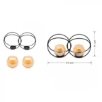 Διπλό Διακοσμητικό Κηροπήγιο 41x11εκ.