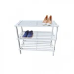 Μασίφ Ξύλινη Παπουτσοθήκη - Stand με 3 Ράφια 63x26x37εκ