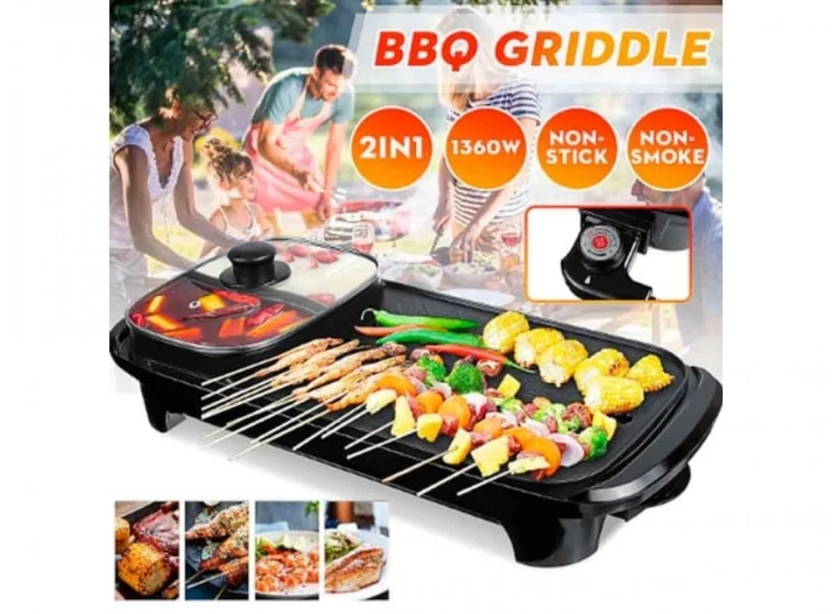 Teppanyaki Grill 1360W με Ρυθμιζόμενο Θερμοστάτη YS-K1360A
