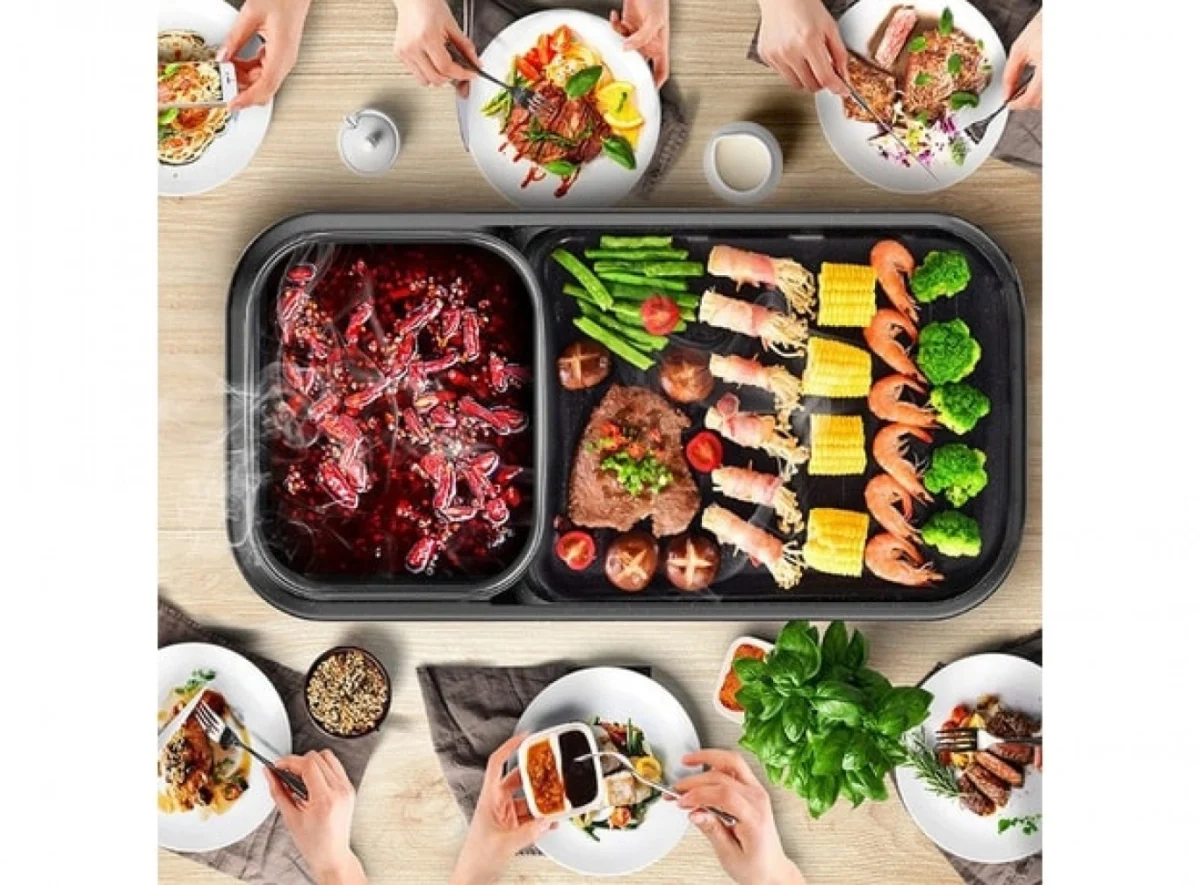 Teppanyaki Grill 1360W με Ρυθμιζόμενο Θερμοστάτη YS-K1360A