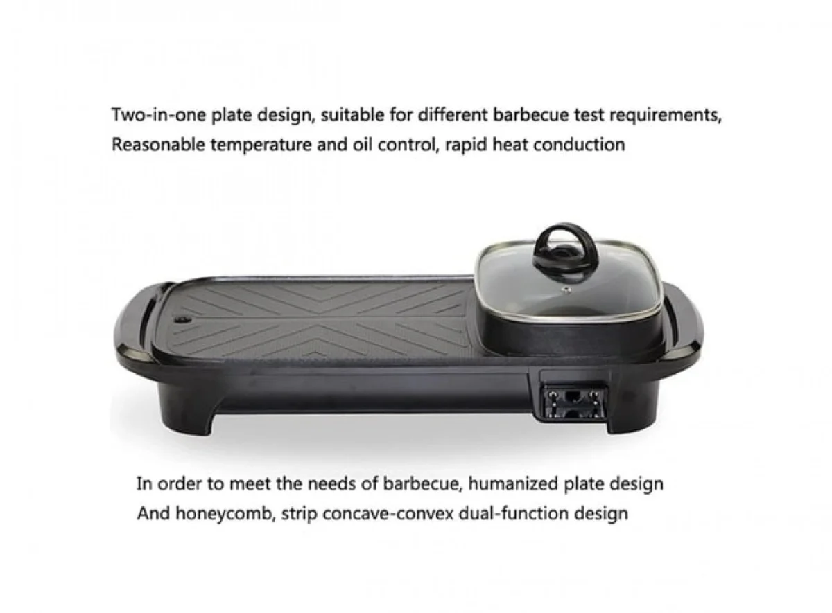 Teppanyaki Grill 1360W με Ρυθμιζόμενο Θερμοστάτη YS-K1360A