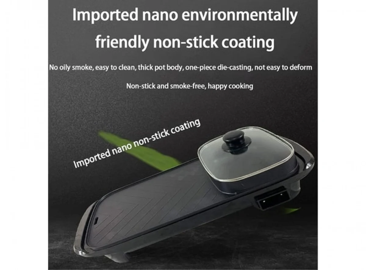 Teppanyaki Grill 1360W με Ρυθμιζόμενο Θερμοστάτη YS-K1360A