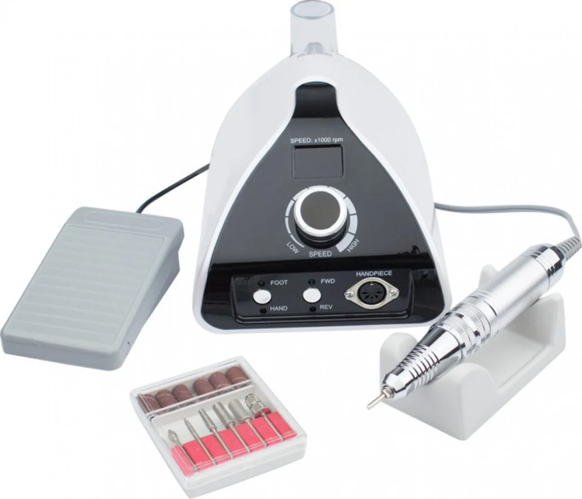 Επαγγελματικός Ηλεκτρικός Τροχός 65w 35.000RPM Μανικιούρ Πεντικιούρ - Portable Glazing Machine ZS-711