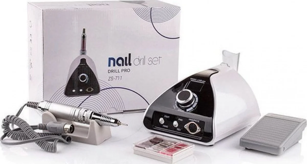 Επαγγελματικός Ηλεκτρικός Τροχός 65w 35.000RPM Μανικιούρ Πεντικιούρ - Portable Glazing Machine ZS-711