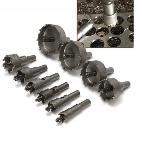 Σετ Ποτηροτρύπανα 10 Τεμαχίων Σιδήρου 16mm-53mm