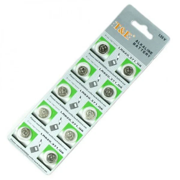 Μπαταρία Microcell Αλκαλική AG4 - LR626, 377, SR626 - Σετ 10 Τεμαχίων