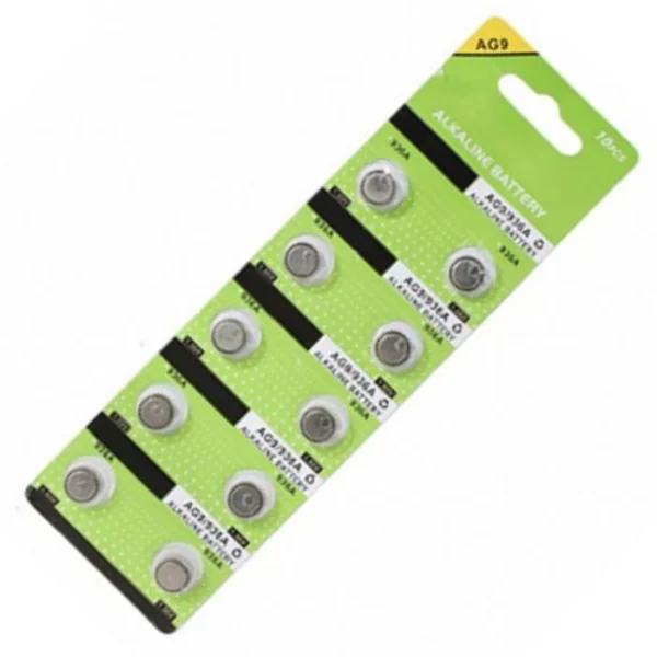 Μπαταρία Microcell Αλκαλική AG8 - LR1120, 391, SR1120 - Σετ 10 Τεμαχίων