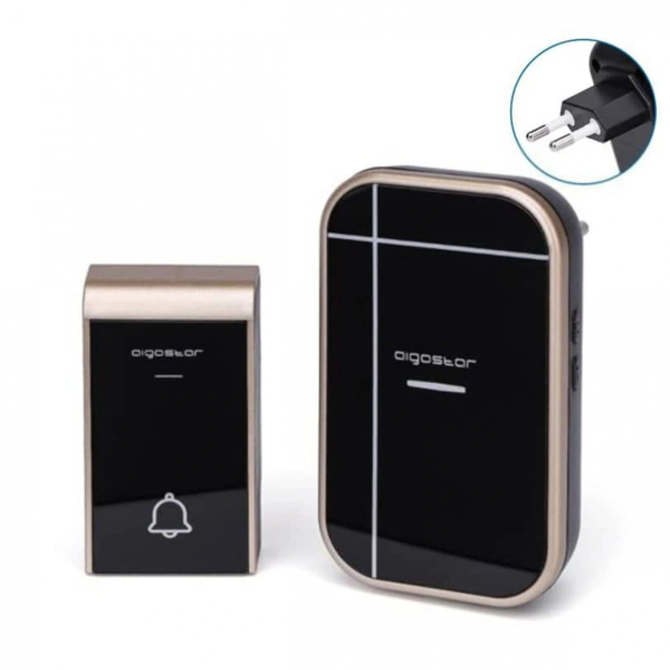 Αδιάβροχο Ασύρματο Κουδούνι Ρεύματος 150μ με Ρυθμιζόμενη Ένταση, Φωτισμό & 36 Μελωδίες Aigostar 97940 Αδιάβροχο Ασύρματο Κουδούνι Ρεύματος 150μ με Ρυθμιζόμενη Ένταση, Φωτισμό & 36 Μελωδίες Aigostar 97940