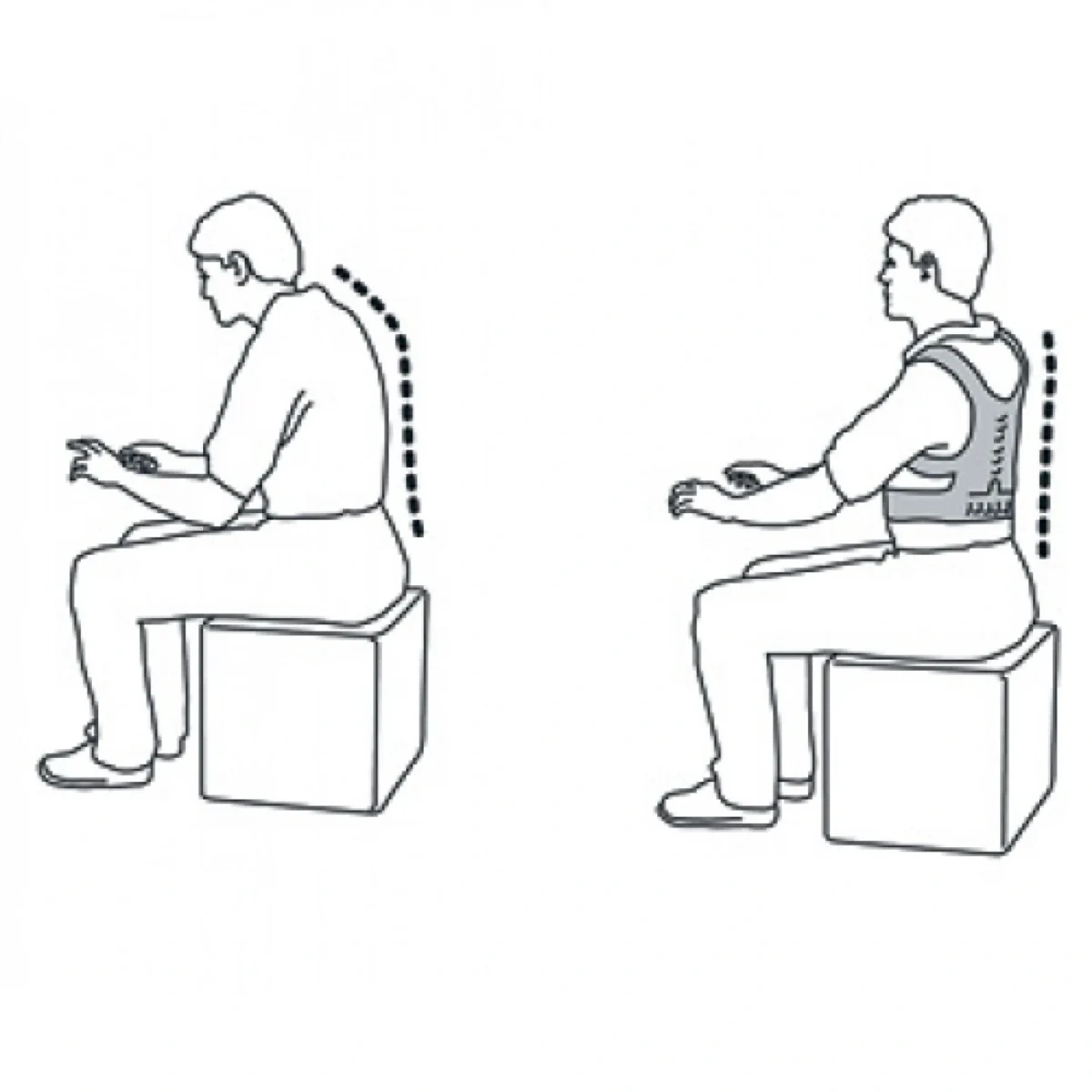 Ελαστική Ζώνη Υποστηρικτής Πλάτης Υψηλής Ποιότητας - Διόρθωση Στάσης Σώματος, Μέσης - Back Pain Relief Posture Support
