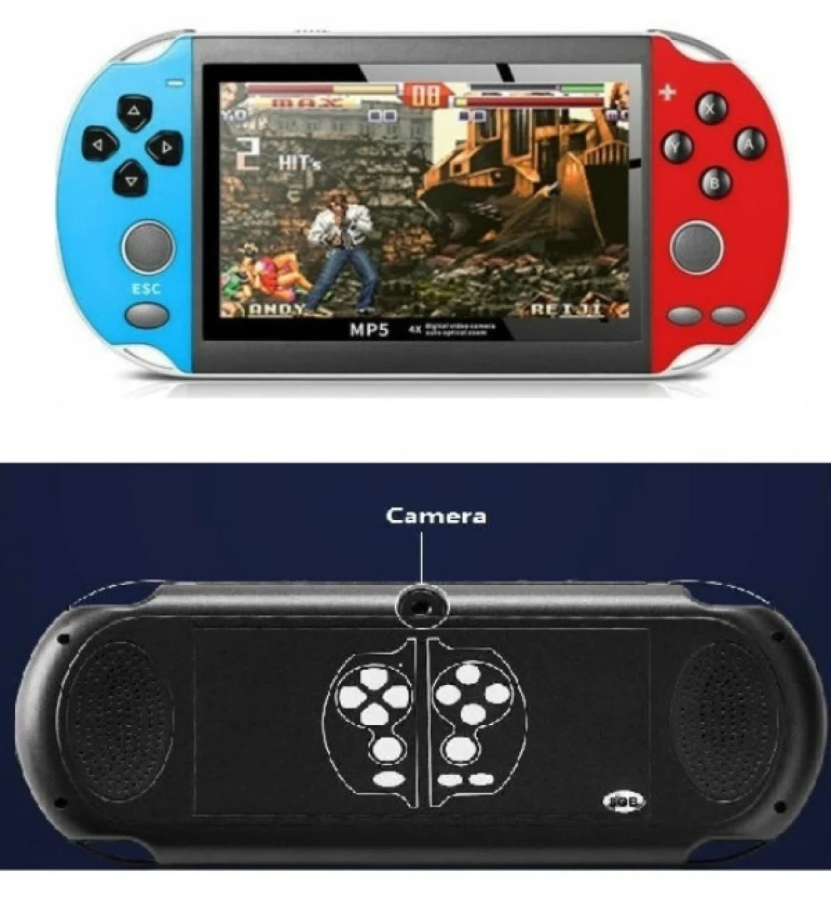 Επαναφορτιζόμενη Φορητή Ρετρό Παιχνιδομηχανή με HD Μεγάλη Οθόνη 4,3"- ANDOWL Q-A32