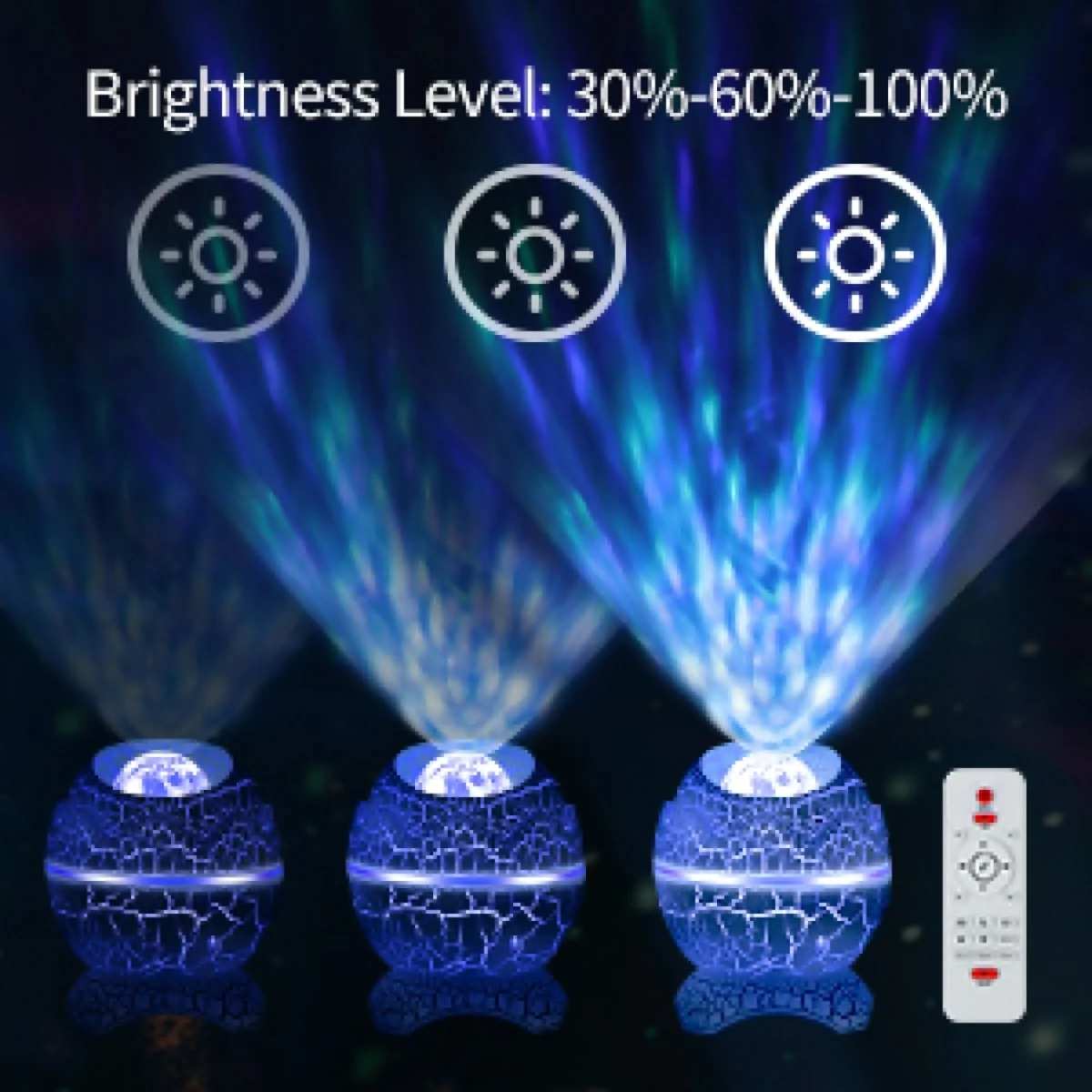 Galaxy Nightlight Projector LED Laser Αυγό Δεινόσαυρου με Ηχείο Bluetooth - Προτζέκτορας Αστεριών USB