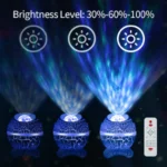 Galaxy Nightlight Projector LED Laser Αυγό Δεινόσαυρου με Ηχείο Bluetooth - Προτζέκτορας Αστεριών USB