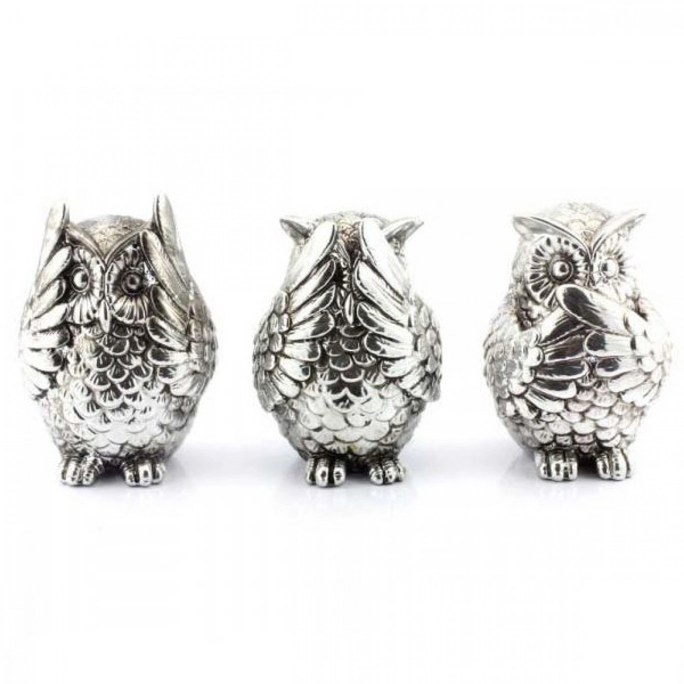 Διακοσμητικές Φιγούρες Feng Shui Κουκουβάγιας, Δεν Μιλάω, Δεν Βλέπω Δεν Ακούω Διακοσμητικές Φιγούρες Feng Shui Κουκουβάγιας, Δεν Μιλάω, Δεν Βλέπω Δεν Ακούω