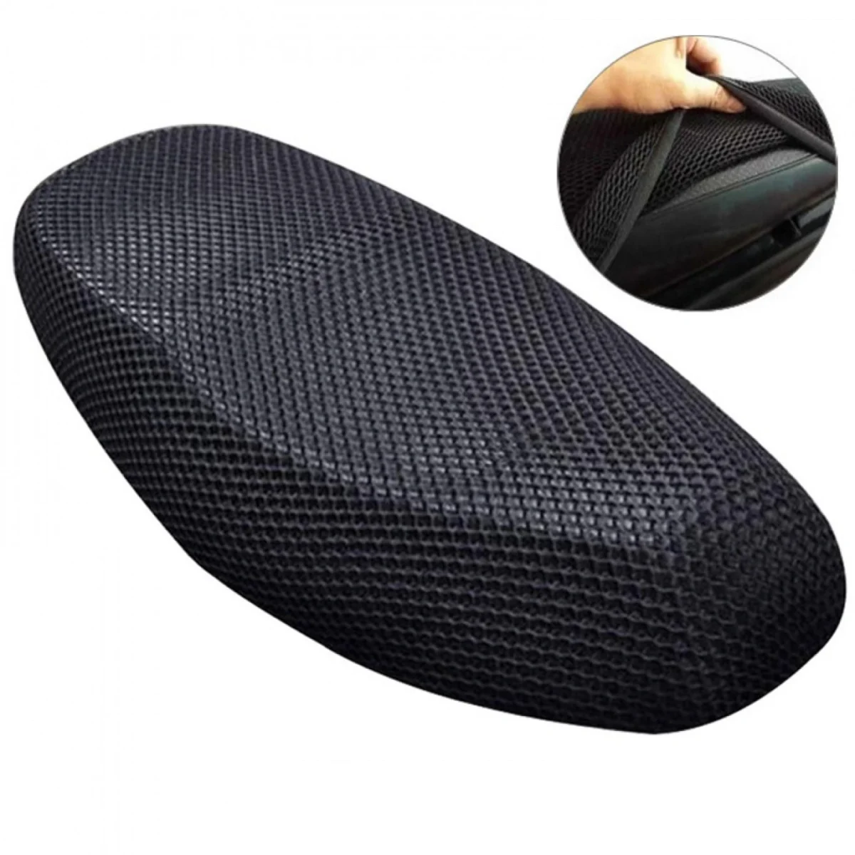 Αεριζόμενο & Αντιολισθητικό Κάλυμμα Σέλας 90 x 60cm Μοτοσυκλέτας, Μηχανής, Βέσπας - Universal Motorbike Seat