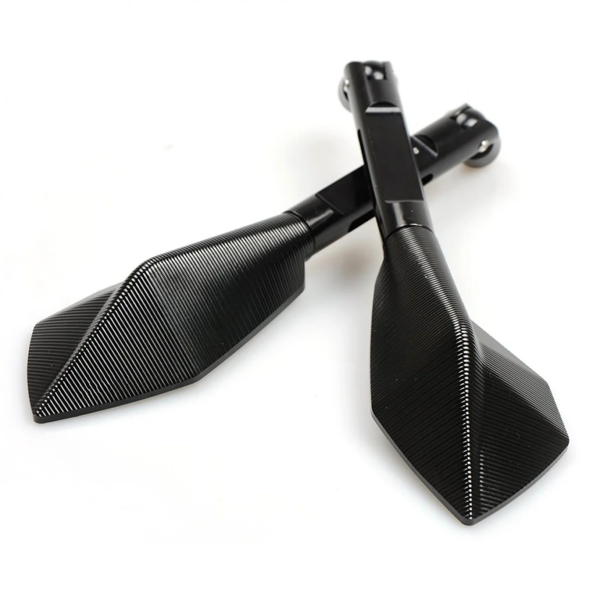 Καθρέπτες Μηχανής - Μοτοσυκλέτας Ζευγάρι Πολυγωνικοί - Σετ 2 τμχ