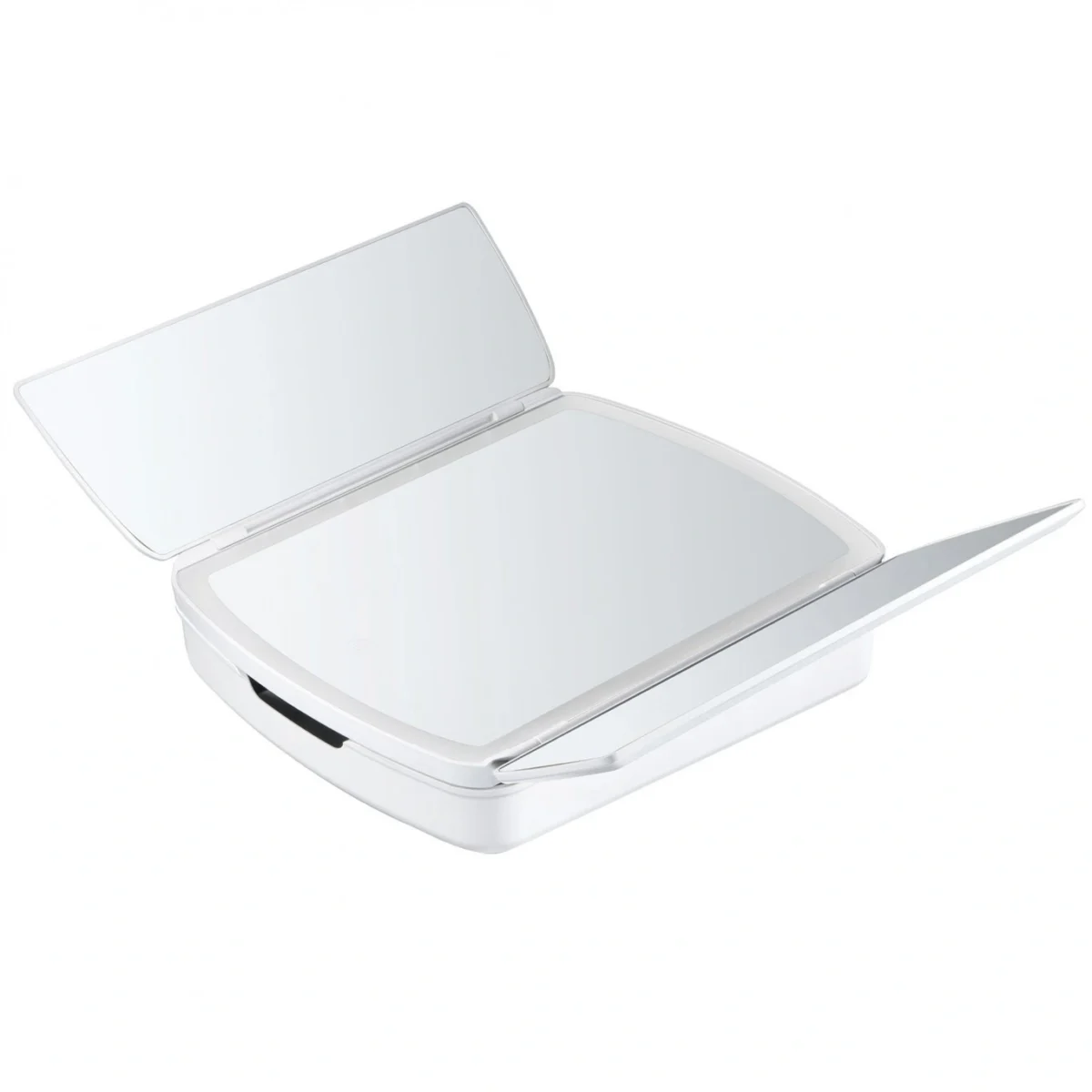 Τριπλός Καθρέφτης με Φωτισμό LED, Θήκη Μακιγιάζ & Έξτρα Μίνι Μεγεθυντικό Καθρεφτάκι - FoldAway Lighted Makeup Mirror