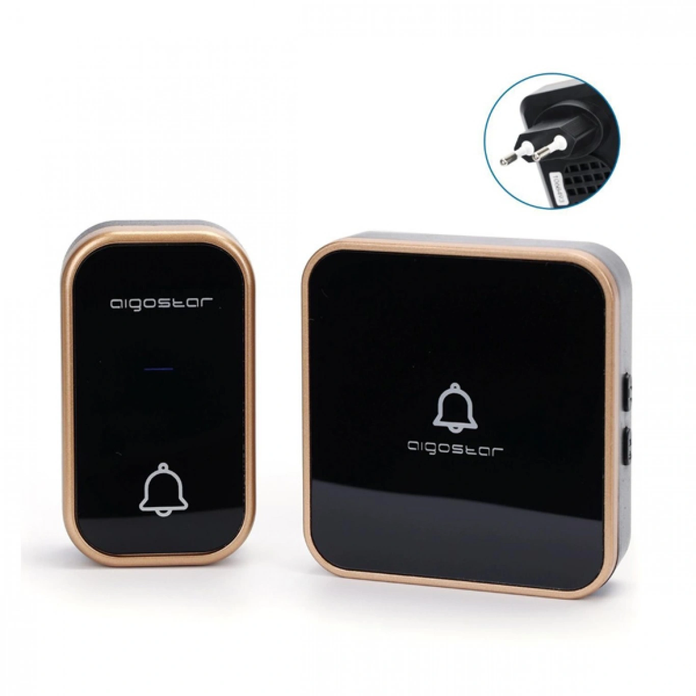 Αδιάβροχο Ασύρματο Κουδούνι Ρεύματος 150μ με Ρυθμιζόμενη Ένταση, Φωτισμό & 36 Μελωδίες Aigostar 21373 Αδιάβροχο Ασύρματο Κουδούνι Ρεύματος 150μ με Ρυθμιζόμενη Ένταση, Φωτισμό & 36 Μελωδίες Aigostar 21373