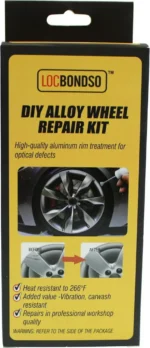 LocBondso Κιτ Επισκευής Ζάντας Αλουμινίου Ασημί – DIY Alloy Wheel Repair Kit