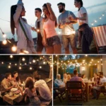 Αδιάβροχη Γιρλάντα με 30 Διακοσμητικές Λάμπες LED G40 15μ Ιδανικές για Χριστουγεννιάτικα Φωτάκια - Led Garland 30x Bulbs Outdoor Christmas Lights