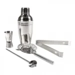 Σετ Κοκτέιλ Alpina , 5 τεμαχίων, από Ανοξείδωτο Χάλυβα, Ανθεκτικό στις Σκουριές-Coctail Shaker