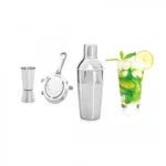 Σετ Κοκτέιλ Alpina , 5 τεμαχίων, από Ανοξείδωτο Χάλυβα, Ανθεκτικό στις Σκουριές-Coctail Shaker