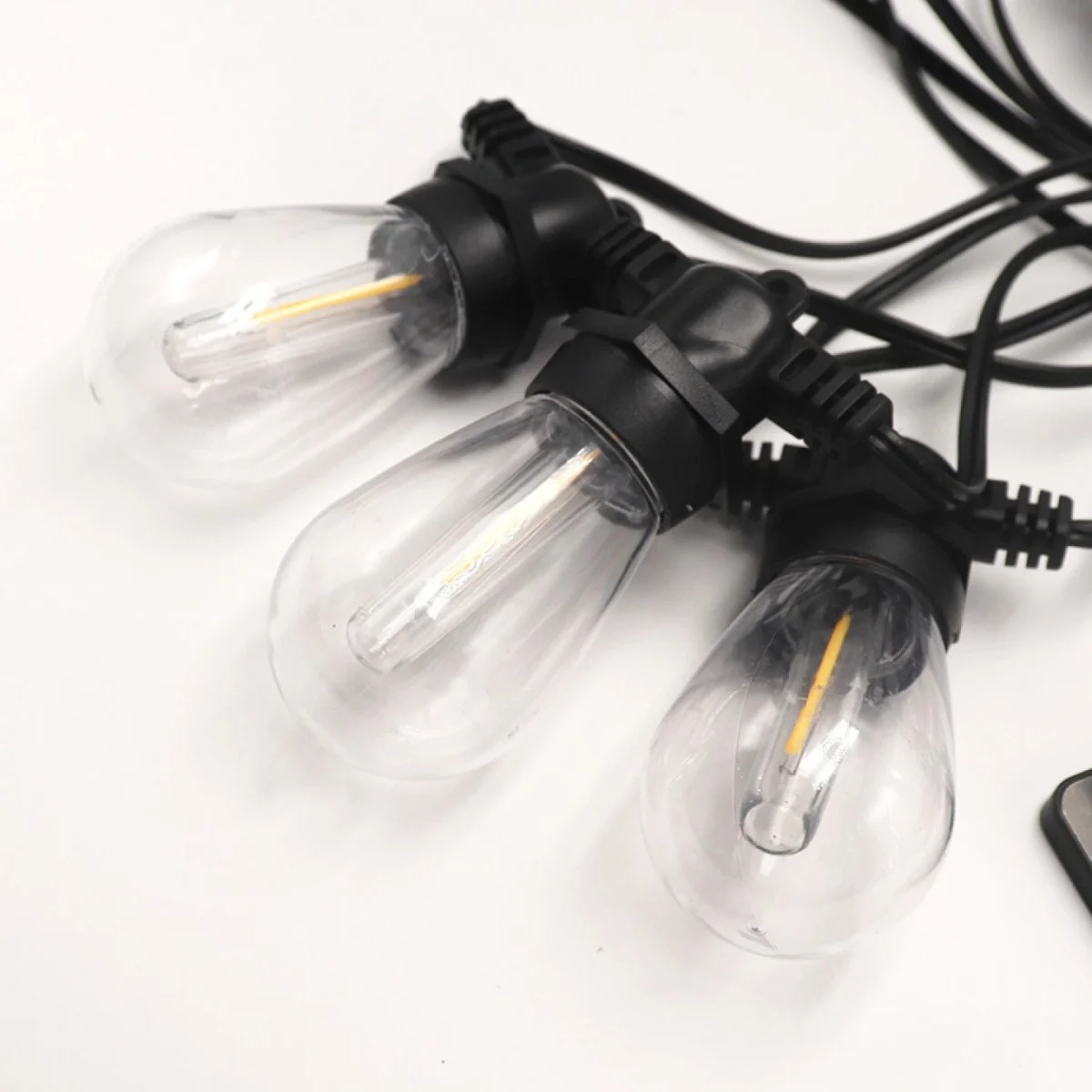 Αδιάβροχη Γιρλάντα με 15 Διακοσμητικές Λάμπες LED 15μ Ιδανικές για Χριστουγεννιάτικα Φωτάκια - Led Garland 15x Bulbs Outdoor Christmas Lights