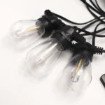 Αδιάβροχη Γιρλάντα με 15 Διακοσμητικές Λάμπες LED 15μ Ιδανικές για Χριστουγεννιάτικα Φωτάκια - Led Garland 15x Bulbs Outdoor Christmas Lights