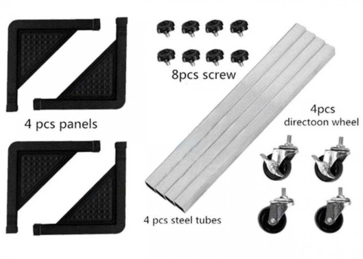 Τροχήλατη Βάση Λευκών Συσκευών Πλυντηρίου- Ψυγείου 60x60 XJG-024
